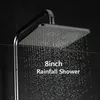 Digital Display Shower Faucet Water Powered Digital Display Shower Set Wall Mounted 8 Inch Rain Shower Head Tub Mixer Faucet4113912