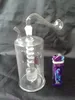 Высота A-012 Bongglass Klein RECYCLER OIL RIGS WATER TIPE TIPE DEASH HEAME PERC BONG Стеклянные трубки кальяны-магита