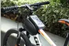 Новый велосипед передняя трубка телефон сумка двойной карман 5.2 дюймов сенсорный экран езда на велосипеде поставки бренда сумки оборудование велосипед сумка велосипед передняя сумка