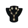 Folding Velvet Smycken Halsband Bust Earring Displayhållare Stativ Rack Show CAS