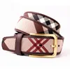 NUEVO Cinturón de Alta Calidad Para Hombres Mujeres Moda Cintos Femininos Pinhole button Casual Cinturones de lujo simple cinturones de diseño hombres alta calidad