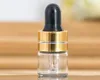 1ml 2ml 3ml Amber Dropper Mini Glass Bottle Essential Oil Display Vial Small Serum Perfume Brown Sample container