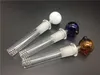 Bol en verre coloré bon marché de 14mm mâle 14.4mm femelle à 18.8mm mâle Joint Downstem accessoire de fumer tige vers le bas pour les plates-formes pétrolières Bongs