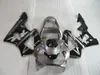 Injection molded ABS plastic fairing kit for Honda CBR900RR 00 01 silver black fairings set CBR929RR 2000 2001 OT27