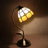 Medelhavet Macek Tiffany Retro Lamp Bar Cafe KTV Dekorativ skrivbordslampa