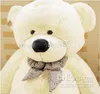 Whole cheap GIANT 80120 BIG PLUSH TEDDY BEAR HUGE SOFT 100 COTTON TOYFour Color White Brown Light Brown Pink5044120