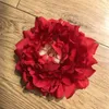 Fleurs artificielles Soie Pivoine Têtes De Fleurs Fournitures De Décoration De Fête De Mariage Simulation fausse tête de fleur décorations pour la maison en gros 15 cm