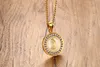 Gold Plated Virgin Mary Necklace Women Religious Prayer Necklaces & Pendants Jewelry with CZ Stone PN-628