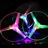 kids Lighting gift pull wire flash luminous flying toys 25 cm 3 colors random LED light UFO children night fun