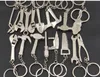 Wrench metal opener key ring car keychains custom Tool Spanner Keychain hammer saw axe pliers Drill keyring