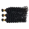 Bulks Braiding Hair Bulks Deep Wave Mongolian Hair Extensions in Bulk for Braiding 10A Human Hair FDSHINE