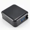 2in1 Компактный зарядное устройство Автомобильный преобразователь двойной порт USB 5V 2.1A Быстрая зарядка Складной Главная зарядное устройство AC / DC адаптер питания