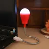 Creative Travel LED -slang, liten bubbla, USB Long Line Ball Bubble, uppladdningsbar skatt Special Emergency Bulb -prylar