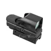 FIRE WOLF Tactical Holographic Red Green Dot Reflex 4 Reticle Sight Scope 20mm Weaver Rail Mount جبل