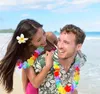 Kostenloser Versand farbenfrohe hawaiianische Leis Garland Halskette Kostüm Kleid Party Hawaii Beach Fun Party Supplies Wa4023