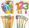 Kawaii digitaler Holzstift für Schüler, Zeichenstifte, Schreibwaren-Set, Kindergeschenk G879