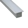 10 X 1M sets/lot Al6063 T type led aluminium strip profile and aluminum strip light diffuser for recessed wall ceiling lamps