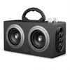 Głośnik 20W przenośne drewniane głośniki Bluetooth taniec głośnik zewnętrzny bezprzewodowy subwoofer stereo super bas z uchwytem radia FM