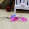 Dolphins floating bag pendant oil leak cartoon small gift creative key ring key ring aquarium gift KR349 Keychains mix order 20 pieces a lot