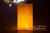 Bröllopsdekoration DIY Manual Pappers Lantern BBQ Party Festival Decoration Candle Candle Bag med ljus 15 * 9 * 26cm