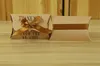 Kraft Paper Pillows Quare Candy Box Rustic Wedding Favors Candy Holder Bags Wedding Party Present Boxes With Ribbon 100pcslot5653906