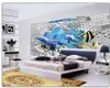 Foto Personalizza dimensioni Underwater World Dream 3D Stereo TV Sfondo parete pittura decorativa