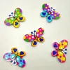 Wooden Buttons 28mm nice butterfly 2 holes for handmade Gift Box Scrapbooking Crafts Party Decoration DIY Sewing draw