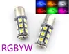 Ampoule led 1156 1157, feux de voiture BLANCS dc 12V 18 LED 5050 SMD BLANCO, feu de recul pour frein et virage