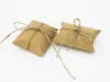 Fashion Hot Cute Kraft Paper Pillow Gift Box Wedding Party Favor Gift Candy Boxes Paper Gift Bags wa3248