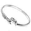 20st / mycket varm present fabrikspris 925 Silver charm Bangle Fine Noble Mesh Dolphin Armband Mode Smycken