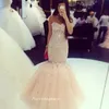 Sexy Champagne Colour Prom Dress Mermaid Crystals Beaded Sweetheart Long Formal Wear Pageant Party Gown Custom Made Plus Size