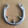 Con punte anti-off ring lock design dispositivo dispositivi di castità maschili in acciaio inossidabile pieno Cintura BDSM per uomo