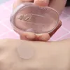 Mieszanie proszku Smooth Puff Gąbka Blender Zestaw przezroczysty przezroczysty silikonowe gąbki Flawless Beauty Foundation Latex-Free Silisponge