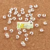 Couvre-nœuds à sertir plaqués argent, entretoises de perles 3mm L1750, 1200 pièces/lot, bijoux, articles de bricolage, offre spéciale