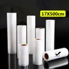 12x500cm Long Roll Line Embossing Vacuum Food Saver Storage Packaging Bag Meat Snacks Fruit Dry Beans Storage Sealing Package Plastic