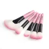 فرش المكياج 322pcs Pink Professional Cosmetic Eye Shadow Makeup Brage Bag Bag #R498