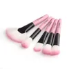 Make-up-Pinsel, 32-teilig, rosa, professionelles Kosmetik-Lidschatten-Make-up-Pinsel-Set, Tasche, R566845358