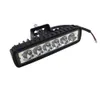 2 sztuk 6 calowy 18W LED Light Bar 12 V 24 V Motocykl Offroad 4x4 ATV Spot Dowiedzajny Lights Lights Truck Ciągnik Ostrzeżenie Spotlight