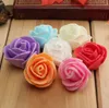 10 colores al por mayor 50 unids/bolsa PE espuma rosa hecho a mano DIY boda hogar Decoración multiusos cabeza de flor artificial G599