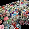 Hurtownia Lot Lot Mix Style Ginger Moda 18mm Metal Rhinestone Snaps Button Snap Jewelry Nowy