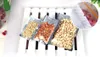 12x17cm Vacuum Cooked Food Heat Sealing Mylar Aluminum Foil Packaging Bags Smell Proof Laminating Package Snacks Translucent Showcase Pouch