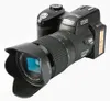 Protax D7300 Dijital Kameralar 33MP Profesyonel DSLR 24X Optik Zoom Telepos 8x Geniş Açılı lens LED Spot Tipod255m