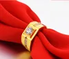 High Grade CAR Diamond 24K Gold Plated Ring With Man's Domineering Tyrant Super Shiny Synthetic Diamond Men Ring