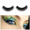 1 Box 5 Pairs Thick Black False Eyelashes Makeup Tips Natural Smoky Makeup Long Fake Eye Lashes