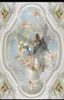壁画天井ヨーロッパスタイルエンジェルゼニス壁画壁画3D壁紙テレビのための3D壁紙4626491