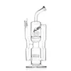 JM Flow Sci Glass Mega Sprinkler to Cross-Crystal Ball Hornet Recycler oil rigs bongs with Inline Percolator 18 inches tall