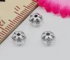 Envío Gratis, 500 Uds., cuentas espaciadoras de plata de aleación tibetana para fabricación de joyas, 5,5x4,5mm