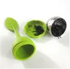 Tea Infusers Silicon Stainless Steel Tea Strainers Leaf Infuser Household Diffuser Tea Tools 7 Designs Free Shipping