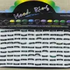 100pcs mixed size 4mm #16 #17 #18 #19 #20 fashion mood ring changing colors stainless steel rings with box