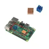 Freeshipping Raspberry Pi 3 모델 B 보드 키트 공식 ABS 케이스 2.5A 전원 공급 장치 + 스위치 USB 케이블 + RPI 3 Pi3 용 방열판